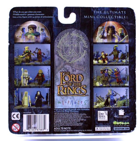 The Lord of the Rings Mimimates Mini-Figure Collectibles 2-Pack: Saruman & Wormtongue